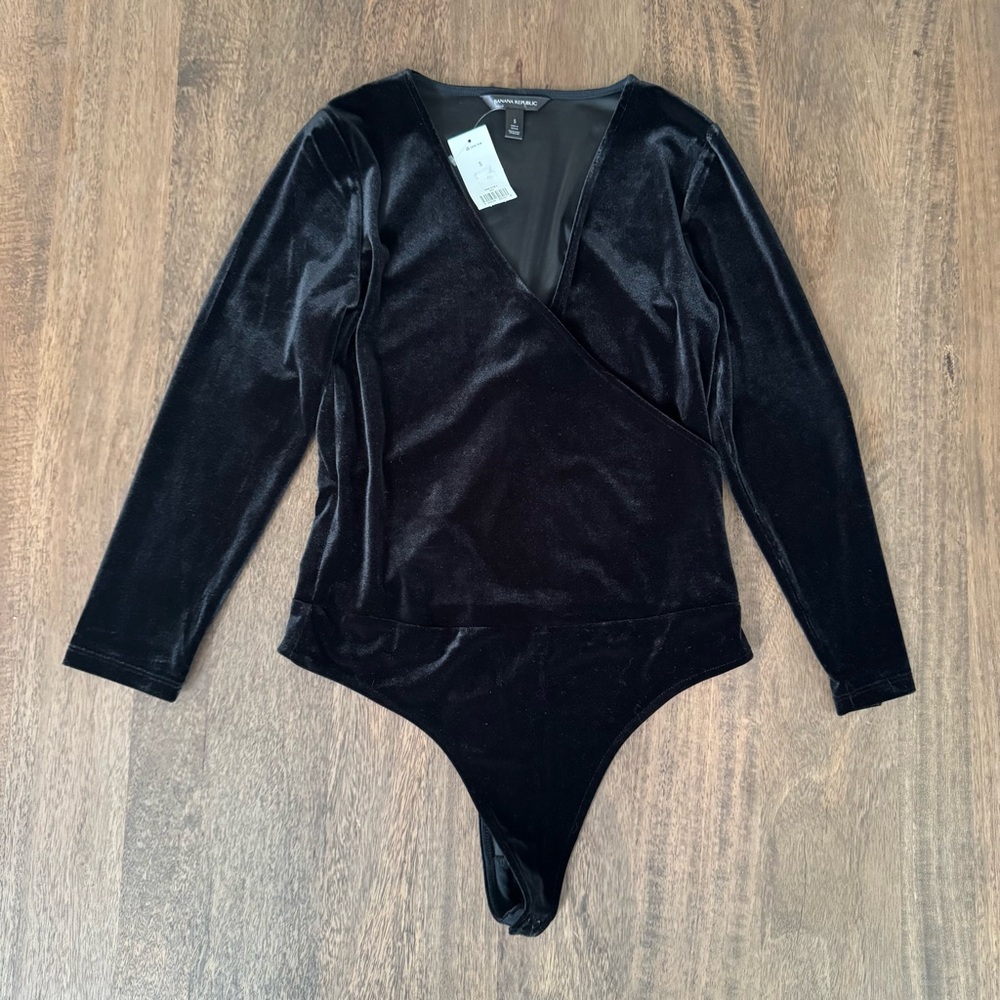 Banana Republic Velvet Bodysuit NWT